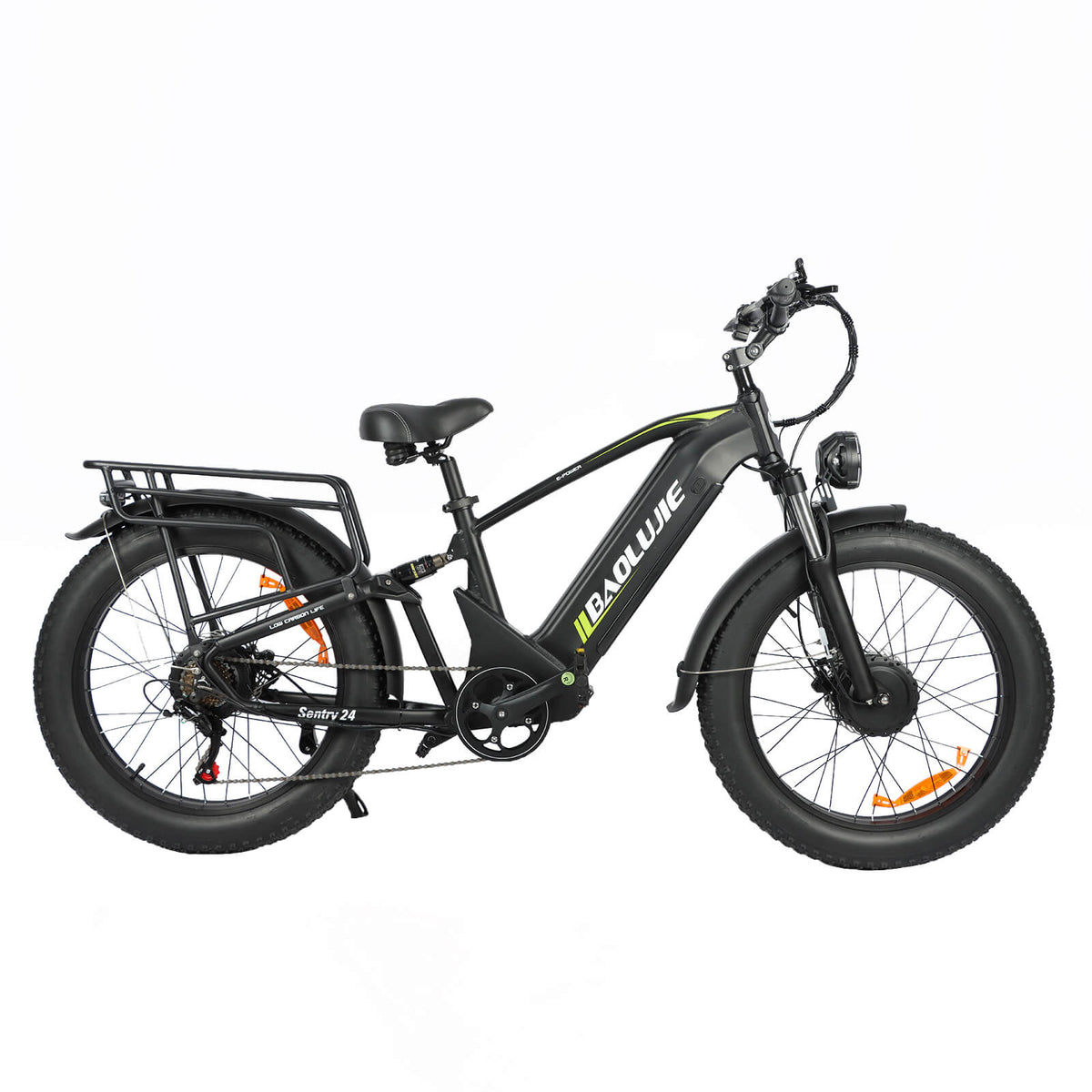 Baolujie Dual Motor Ebike with 24*4.0 inch Fat Tire DP-2401/2402