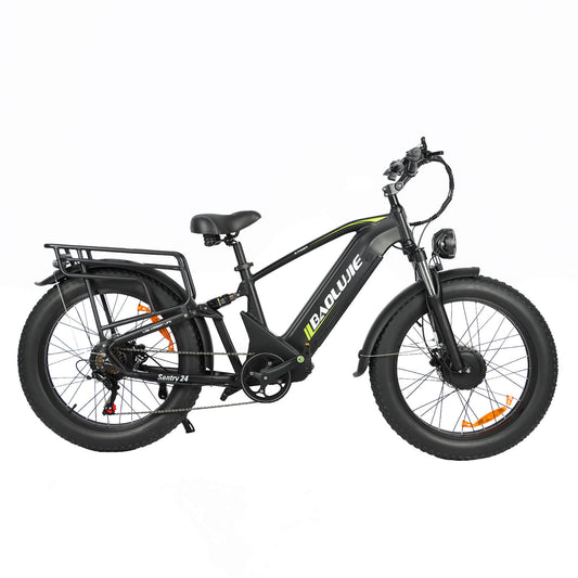 Baolujie Dual Motor Ebike with 24*4.0 inch Fat Tire DP-2401/2402