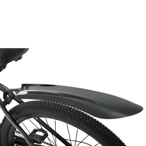 Fender detail of Baolujie S1 500W ebike protecting from mud and water.