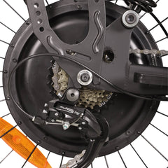 Gear system close-up on dm-2001 60V 60V electric bike