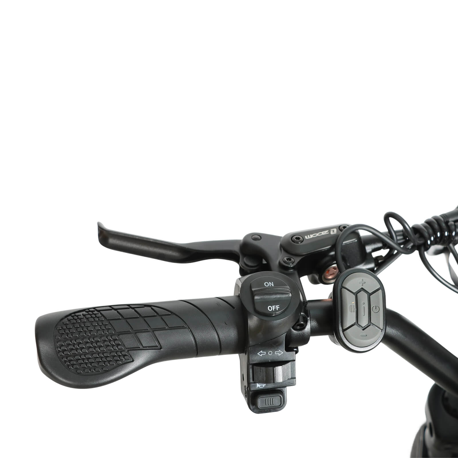 Right handlebar view on dm-2001 60V 60V electric bike