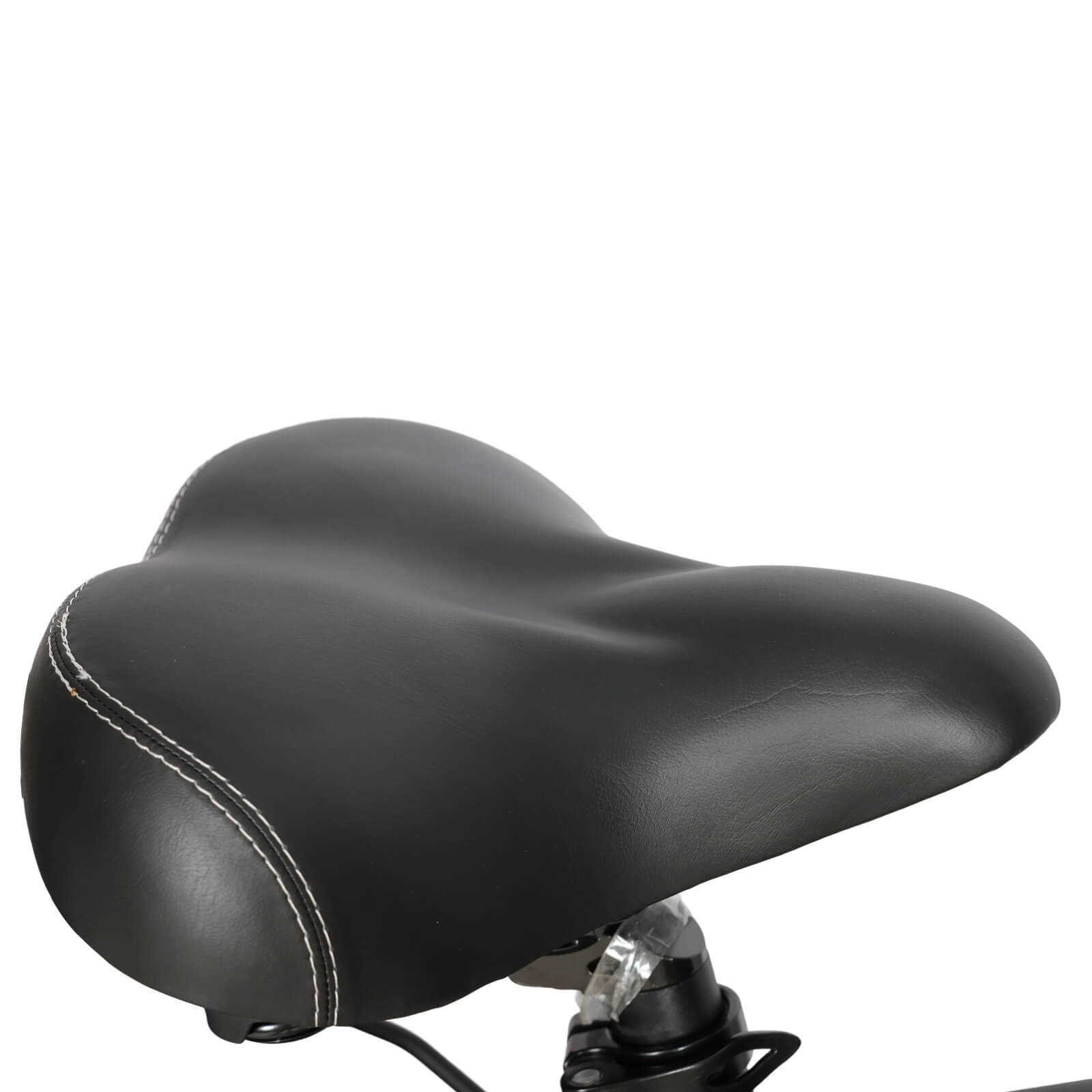 Saddle of Baolujie DP-2602 52V dual motor electric bike, designed for comfort on long rides.