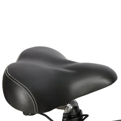 Saddle of Baolujie DP-2602 52V dual motor electric bike, designed for comfort on long rides.