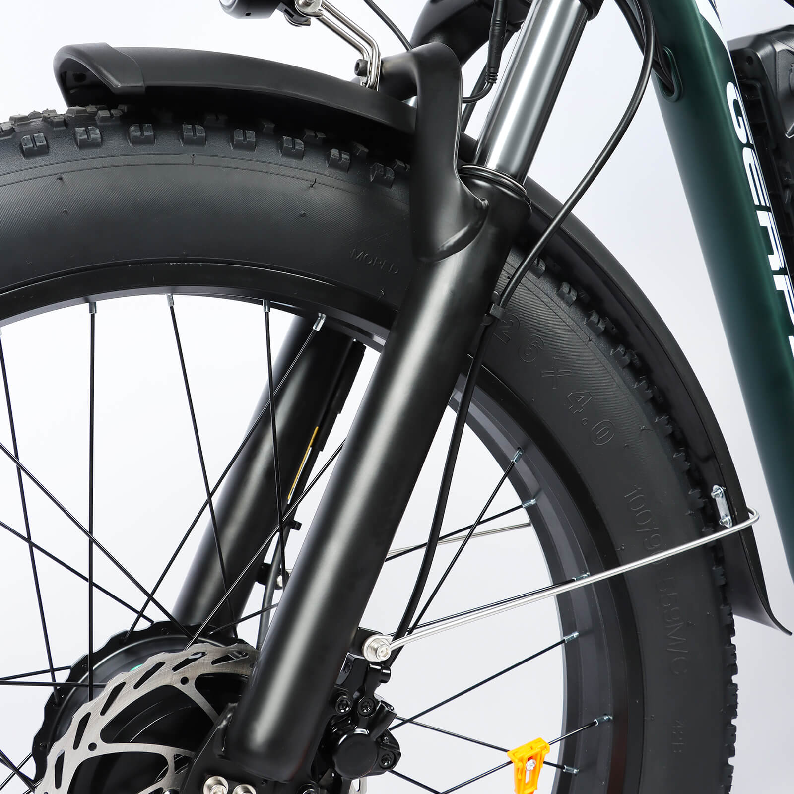 Fat tire close-up on DP-2603 48V 3000W electric bike