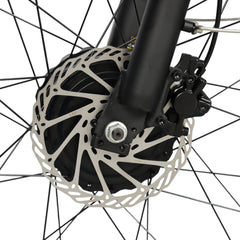 Front disc brake detail on DP-2603 52V dual motor electric bike
