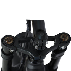 Front suspension detail on DP-2603 52V dual motor electric bike