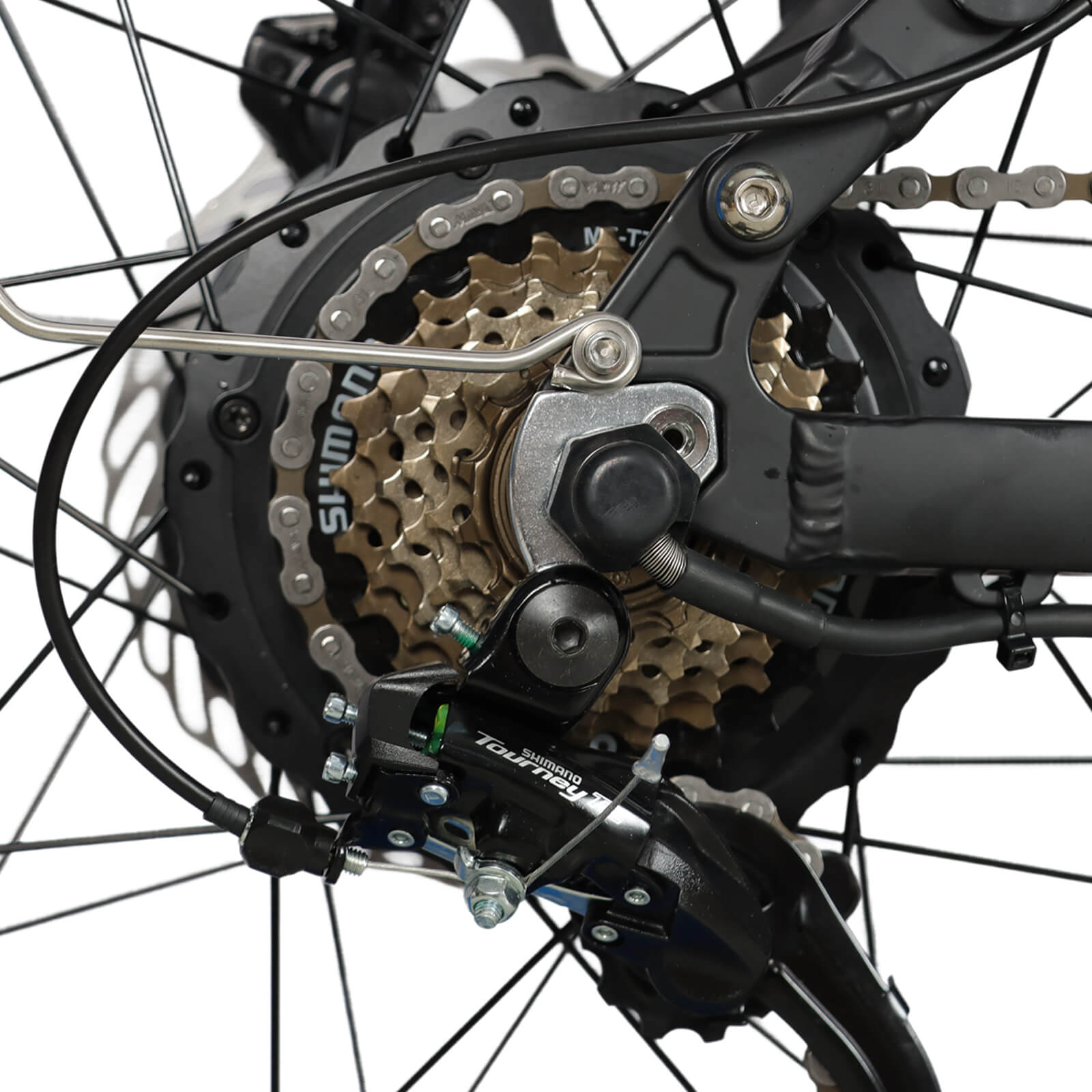 Gear system detail on DP-2603 52V dual motor electric bike