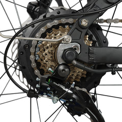 Gear system detail on DP-2603 52V dual motor electric bike