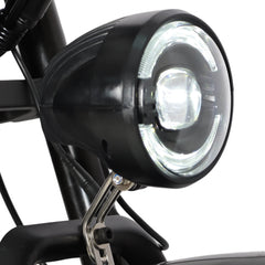 Headlight detail on DP-2603 52V dual motor electric bicycle