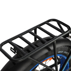 Rear rack detail on DP-2603 52V dual motor electric bicycle