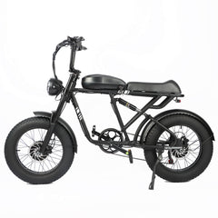 Left side view of black Voltvibe DP-2008 electric bike