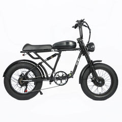 Right side view of black Voltvibe DP-2008 electric bike
