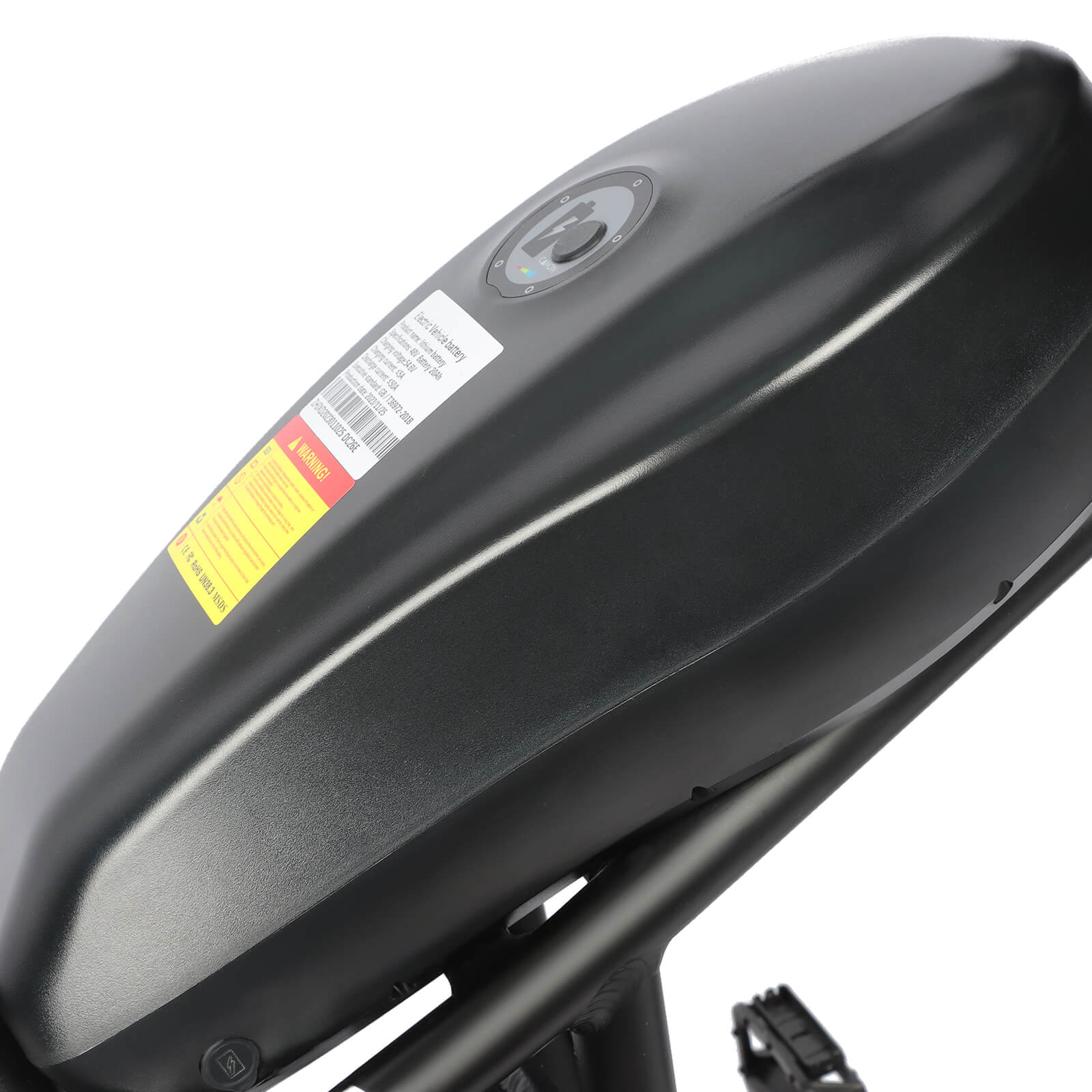 Removable 48V battery on Voltvibe DP-2008 electric bike