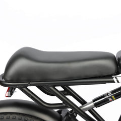 Comfortable saddle seat on DP-2008 electric bike