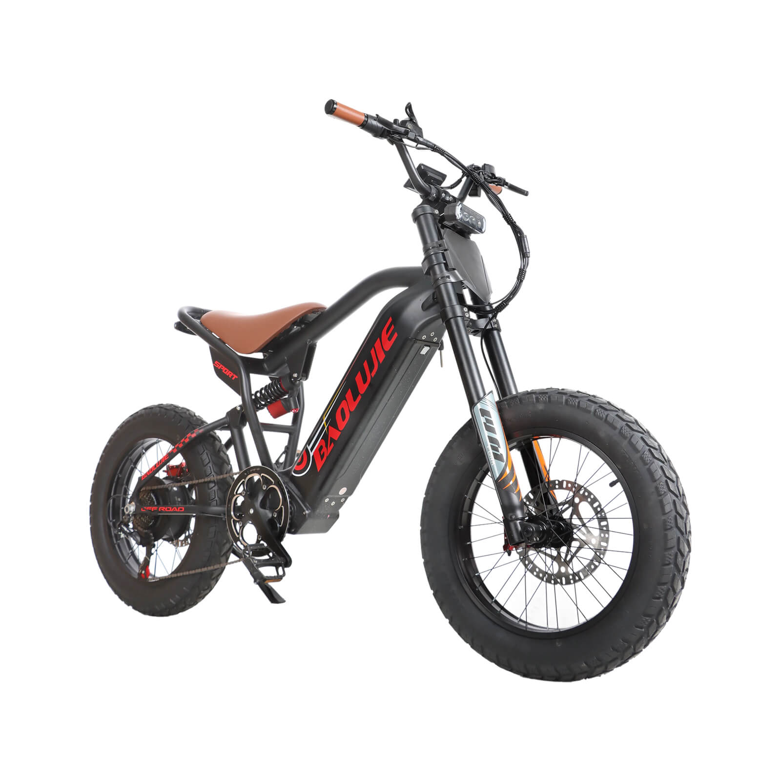 Front right angle view of black Voltvibe P2 ebike