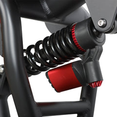 Mid suspension shock absorber on Voltvibe P2 ebike