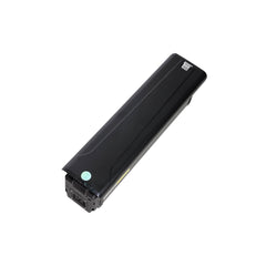 Close-up view of removable 48V battery on Voltvibe P2 electric bike