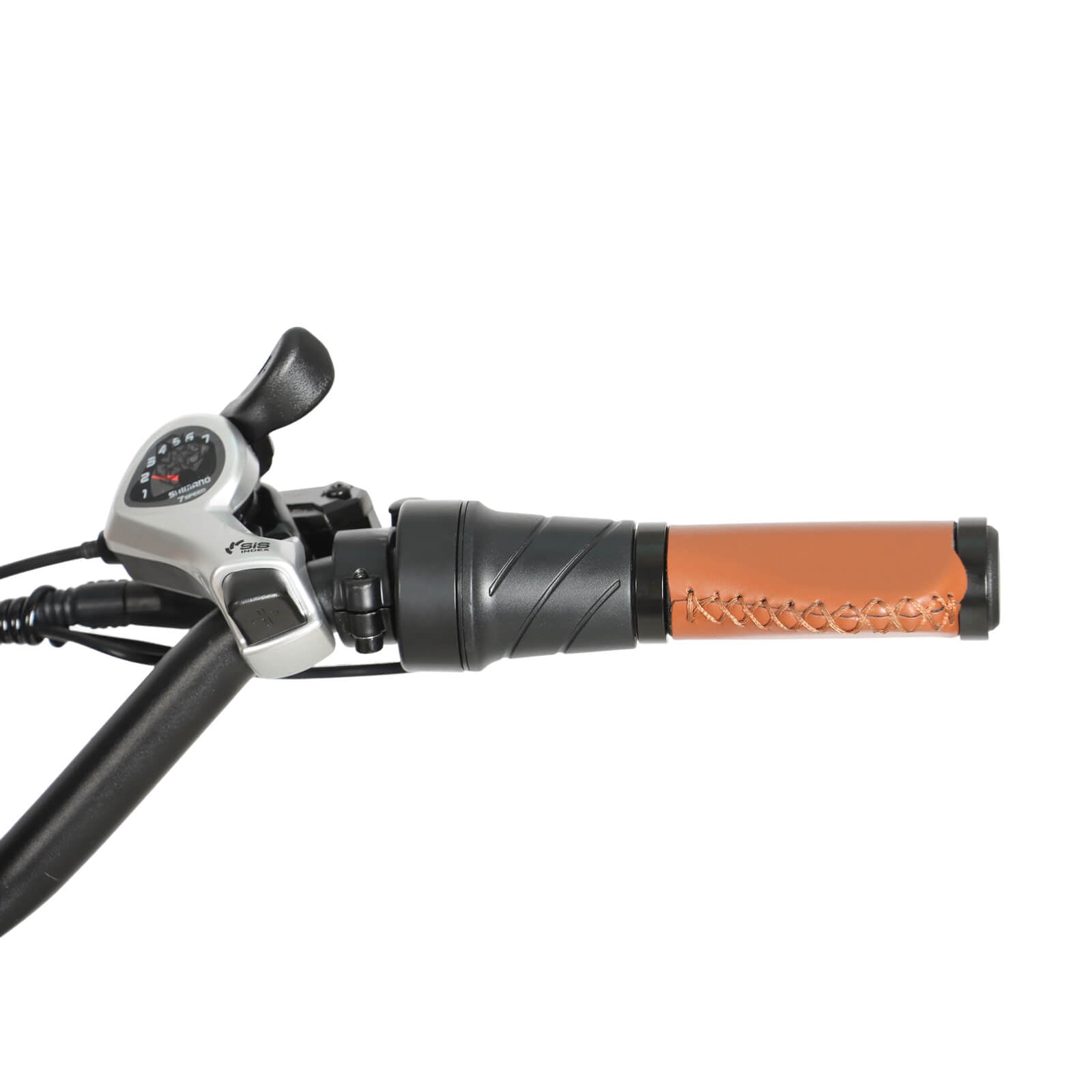 Right handlebar with throttle and brake lever on Voltvibe P2